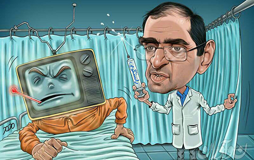 وزیر بهداشت اینطوری تلویزیون را ادب کرد!