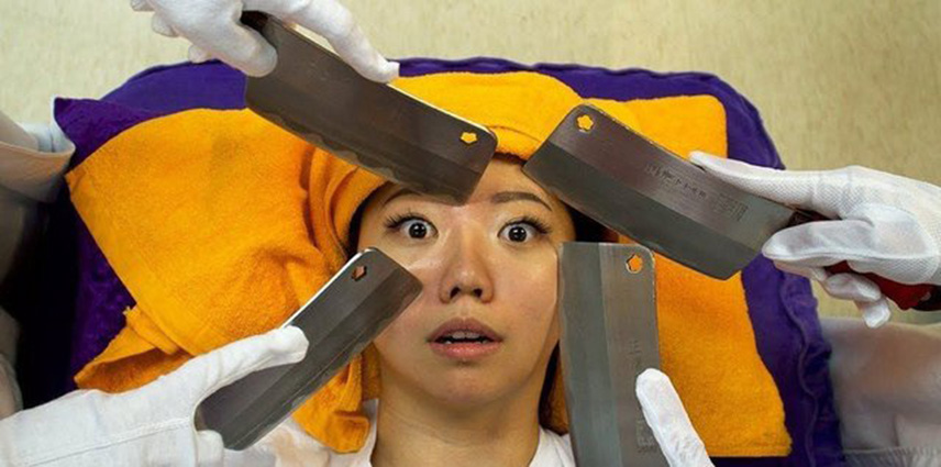 ماساژ چاقو در تایوان! + تصویر