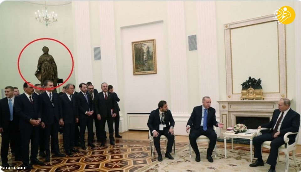 (تصویر) پوتین، اردوغان را تحقیر کرد!