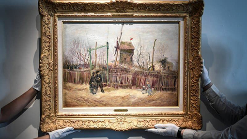 نقاشی دیده نشده ون‌گوگ در پاریس به حراج گذاشته می‌شود