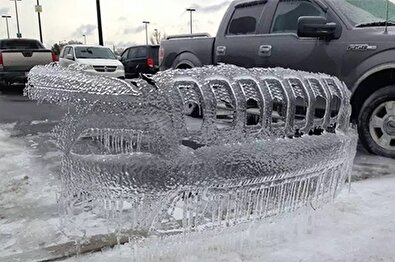 خودروهای یخ‌زده