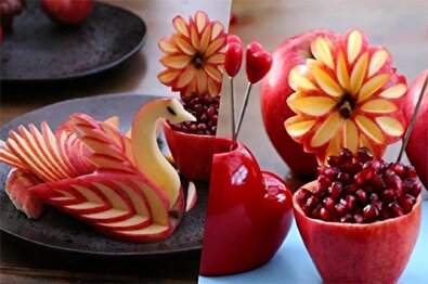 هنرنمایی یک سرآشپز با میوه‌