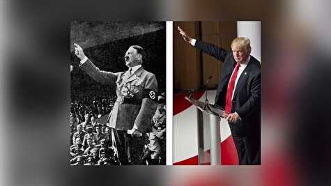 مسخره کردن ترامپ بخاطر مقایسه خود با هیتلر