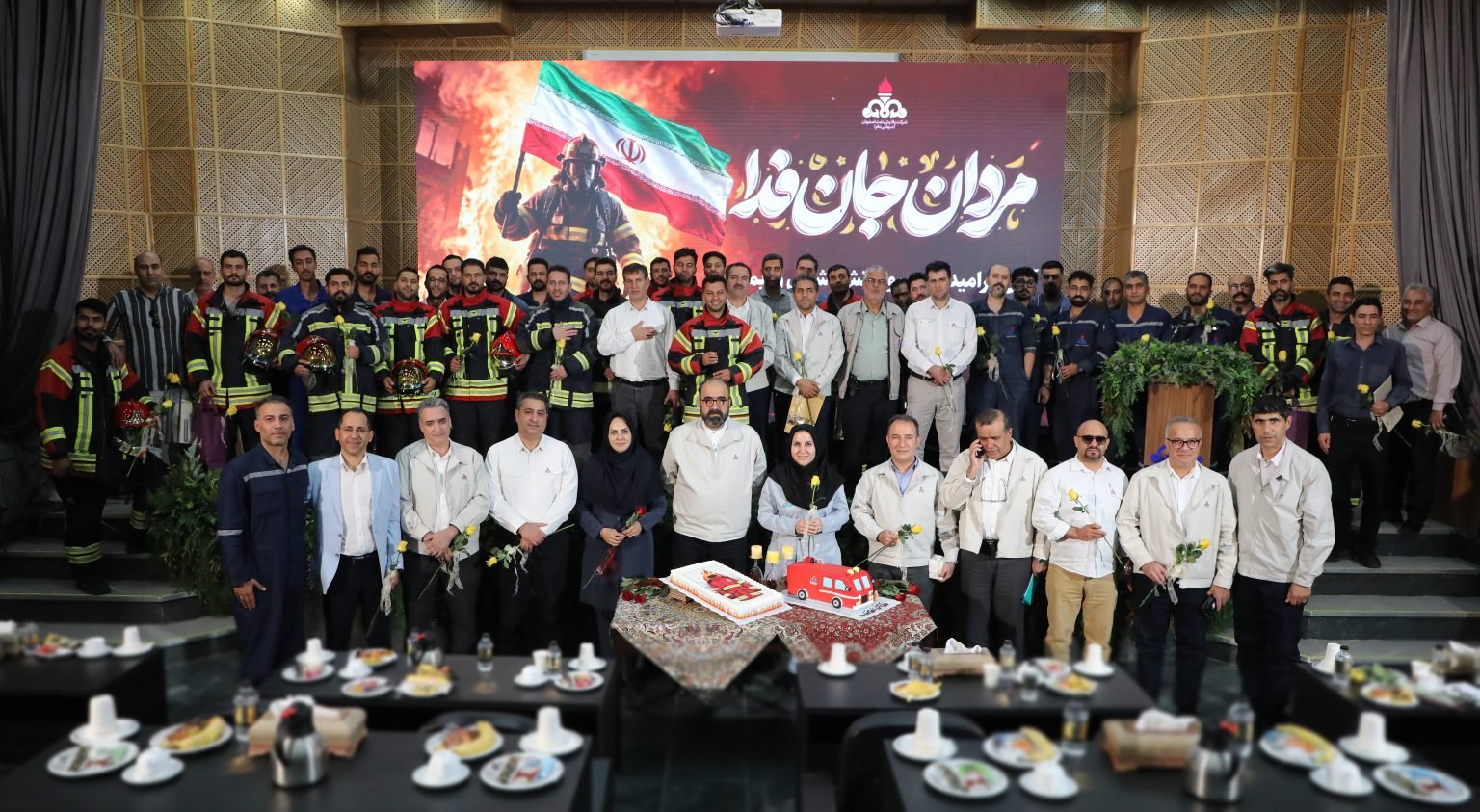 آتش‌نشانان پالایشگاه اصفهان؛ آماده برای سخت ترین لحظه‌ها