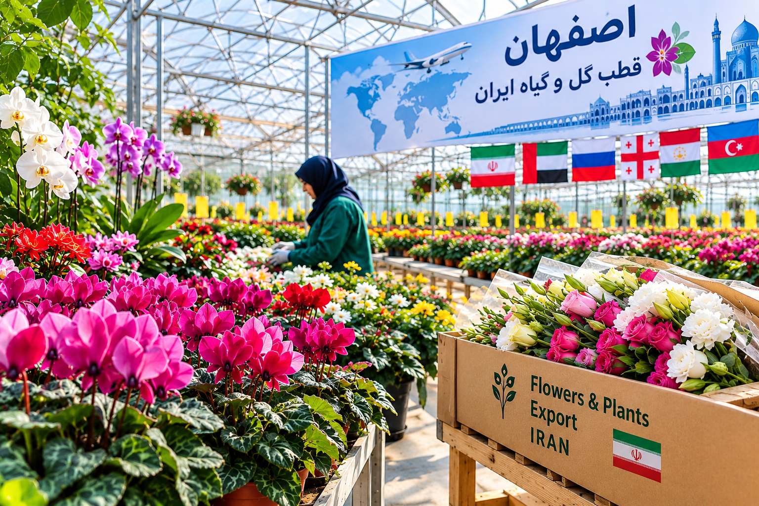 صادرات گل و گیاه اصفهان؛ مسیر تبدیل استان به قطب ملی